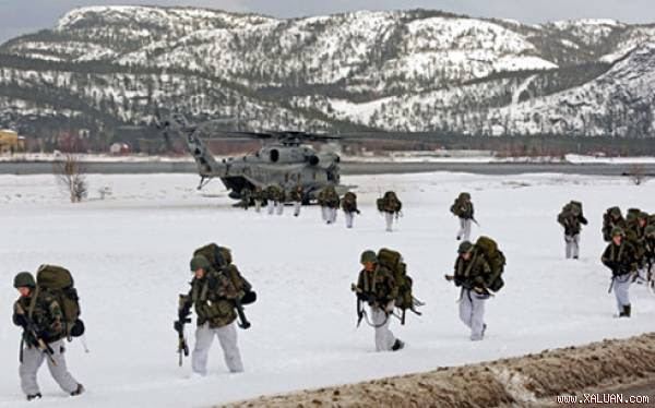 Mỹ sẽ triển khai 300 lính thủy đánh bộ tới Na Uy.