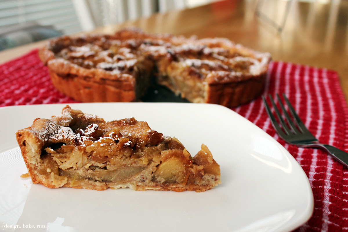THE BEST Baked Apple Tart EVER! via design. bake. run.
