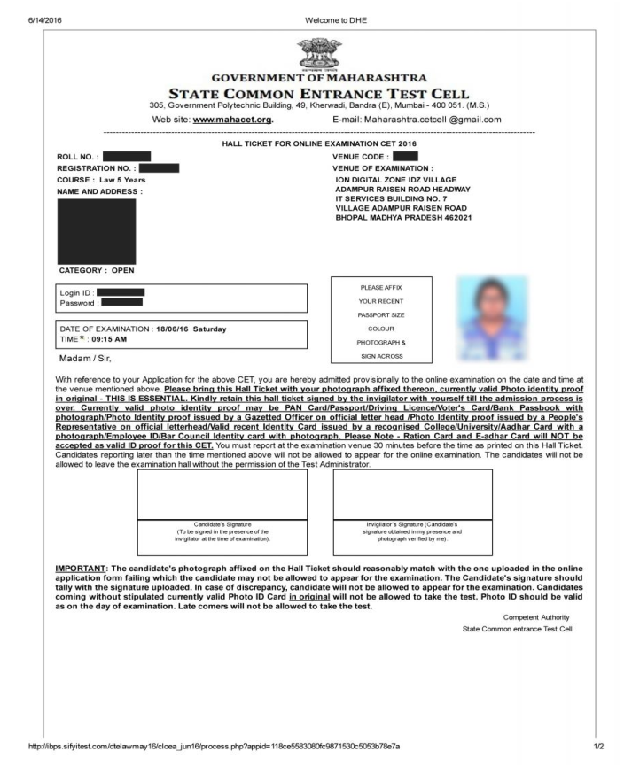 form sample 2019 application cet MH  Syllabus, Eligibility, Application 2019  form CET LAW