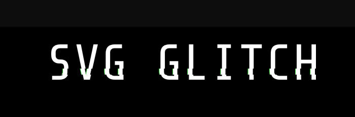 SVG Glitch