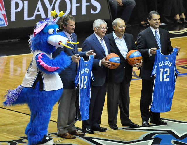 David Stern And Rich DeVos