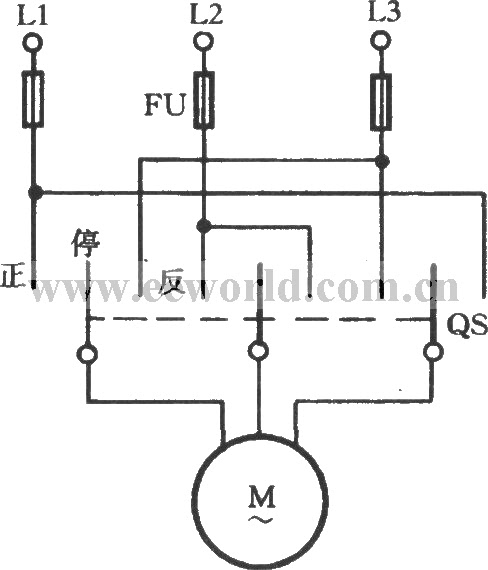 Three-phase motor operation conversion circuit - Basic_Circuit