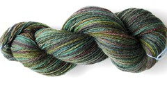 3. finished Humbug skein 3.5oz Kettle Dyed Shetland Humbug ~ 403yds navajo plied-4