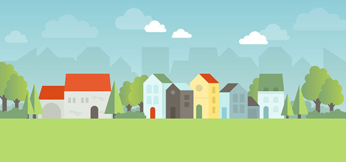 Create a cityscape in Adobe Illustrator