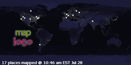 Locations of Site Visitors