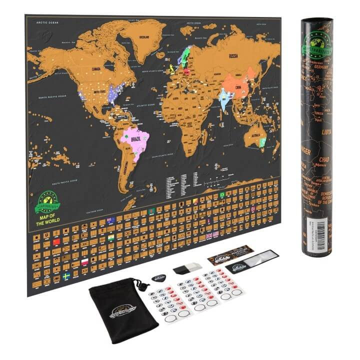17 Best Scratch Maps For Your 2018 Travel Adventures
