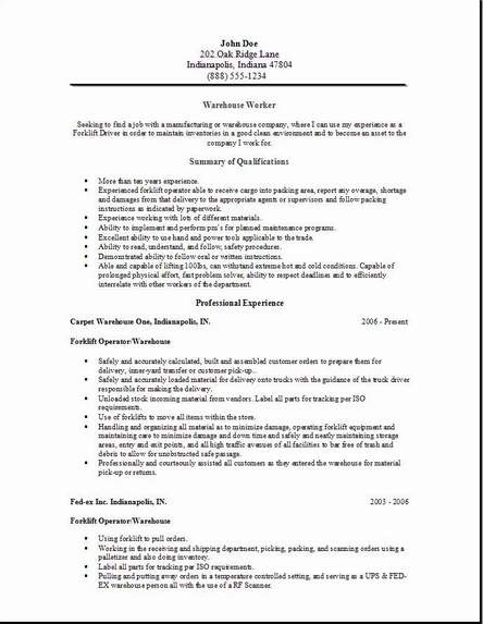 warehouse job resume examples logistics manager resume examples sample ...