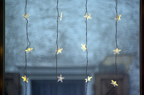 christmas, christmas lights, stars, winter