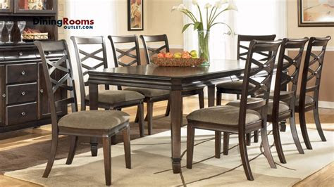 ashley hayley  pc rectangular extension dining table set