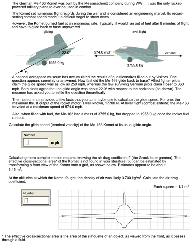 Solved The German Me 163 Komet Was Built By The Messersch Chegg Com