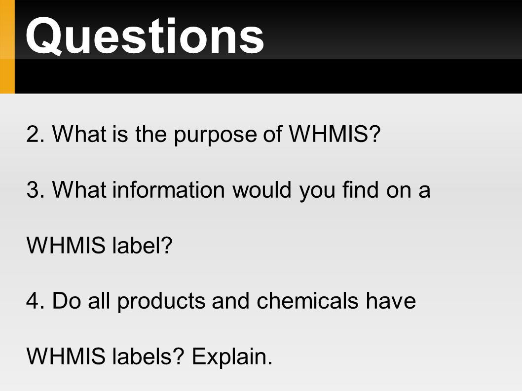WHMIS Workplace Hazardous Materials Information System v ...