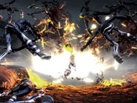 Explosive action in God of War III