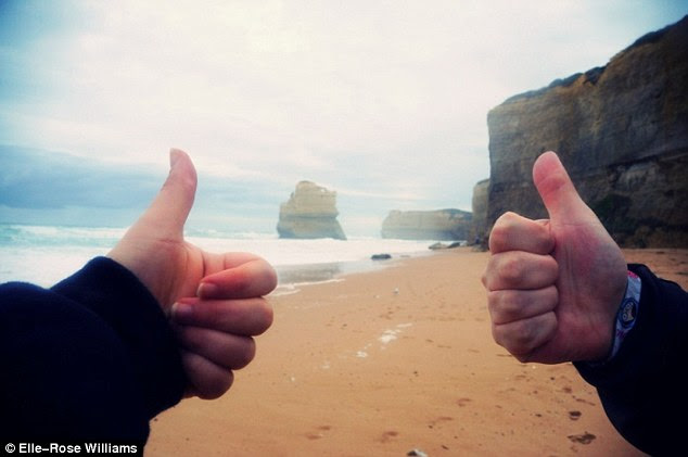 A pit stop during a day's drive along The Great Ocean Road in Melbourne Australia