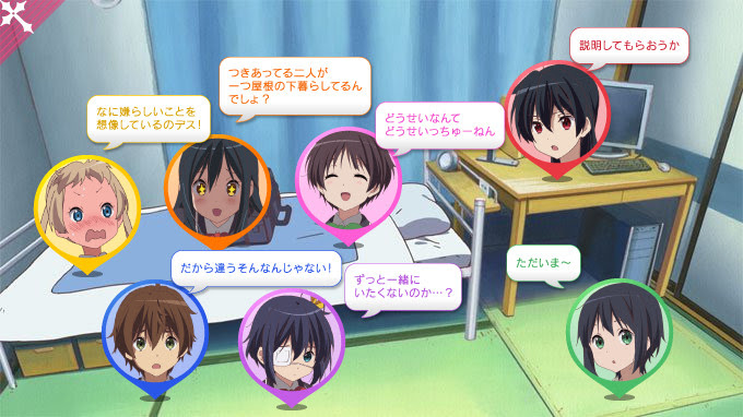 閒聊 動畫 中二病也想談戀愛 戀 Episode Map 中二病也想談戀愛 哈啦板 巴哈姆特