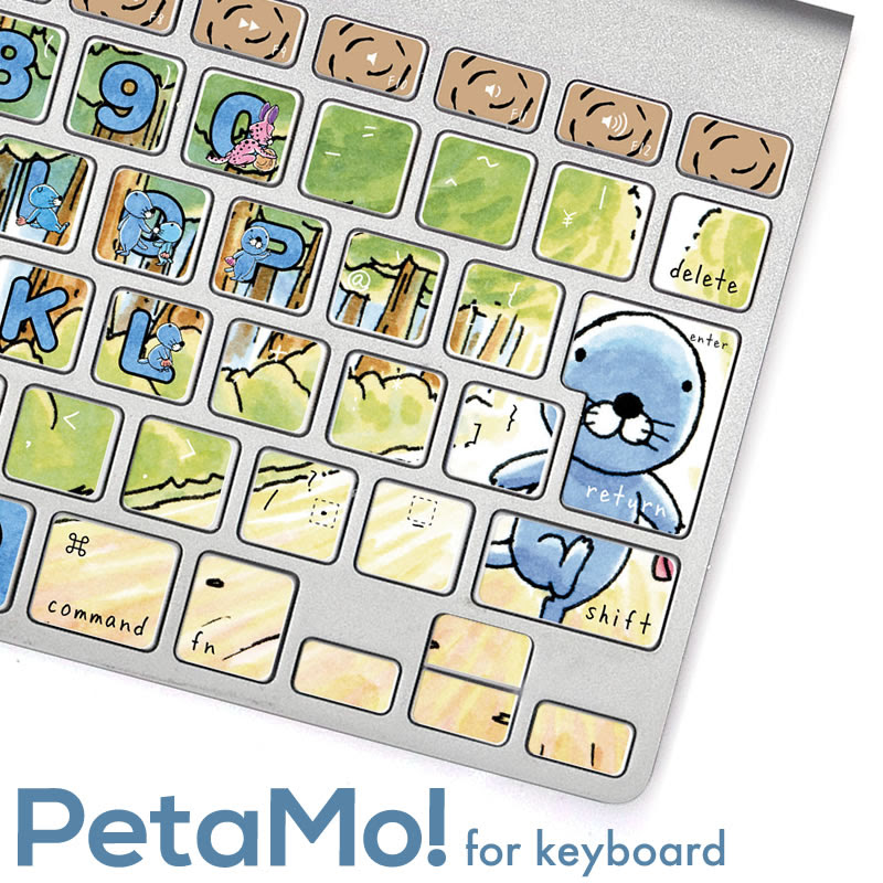 ぼのぼの 仕様のゆる可愛いキーボードにカスタマイズ こんなpcだったら和む オタ女