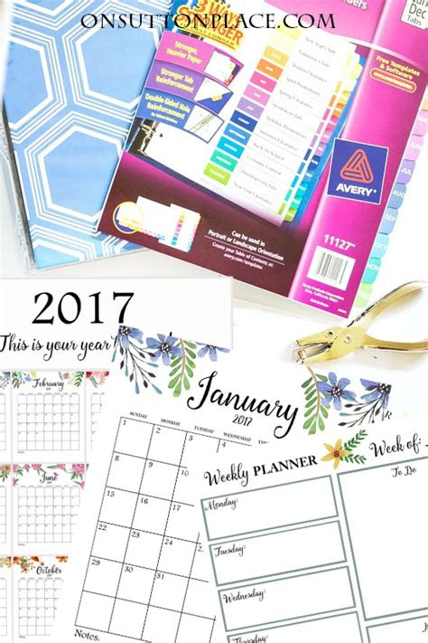  2017 free printable monthly calendar on sutton place