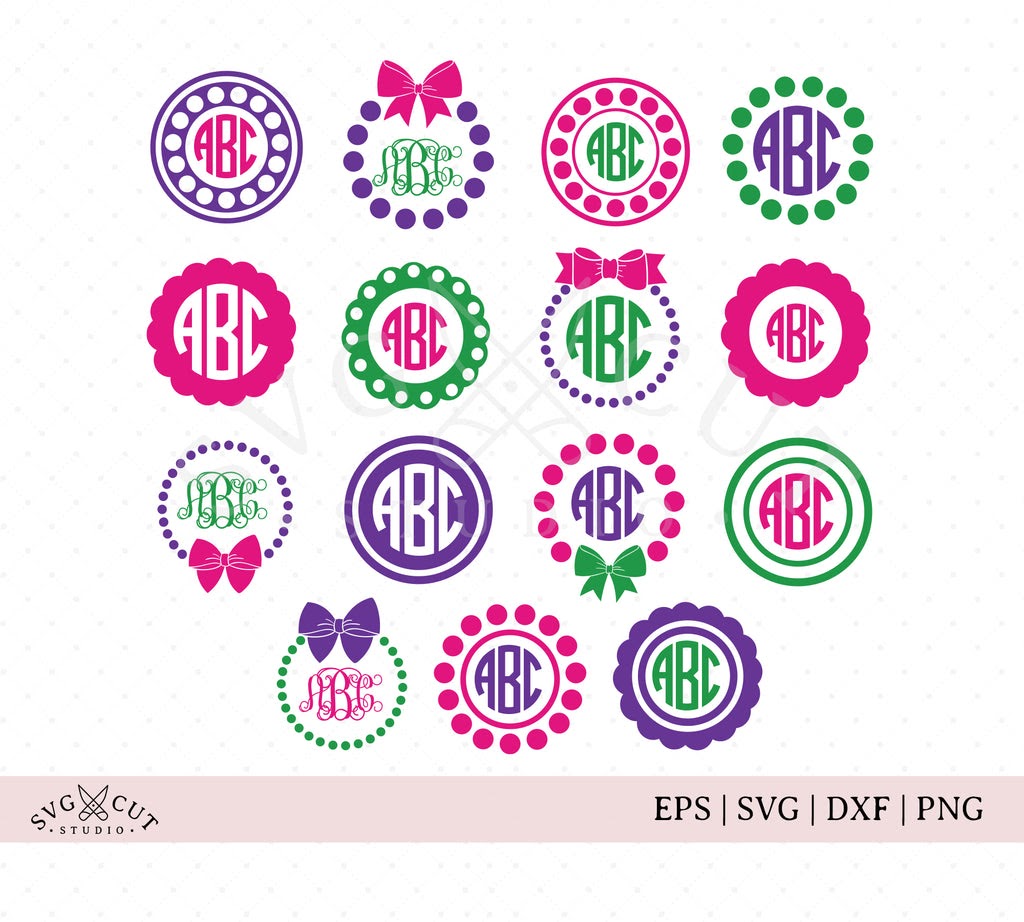 Download Monogram Circle Svg Free - 265+ Best Free SVG File for Cricut, Silhouette and Other Machine