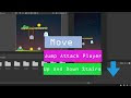 AI-Enemy[move-jump attack Player-up and down stairs]Unity 2D