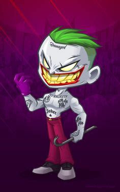 joker chibi commission  eryckwebbgraphics comic art