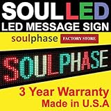 LED 3 Color Programmable Sign Outdoor Message Board Scrolling 3 Color Display 16