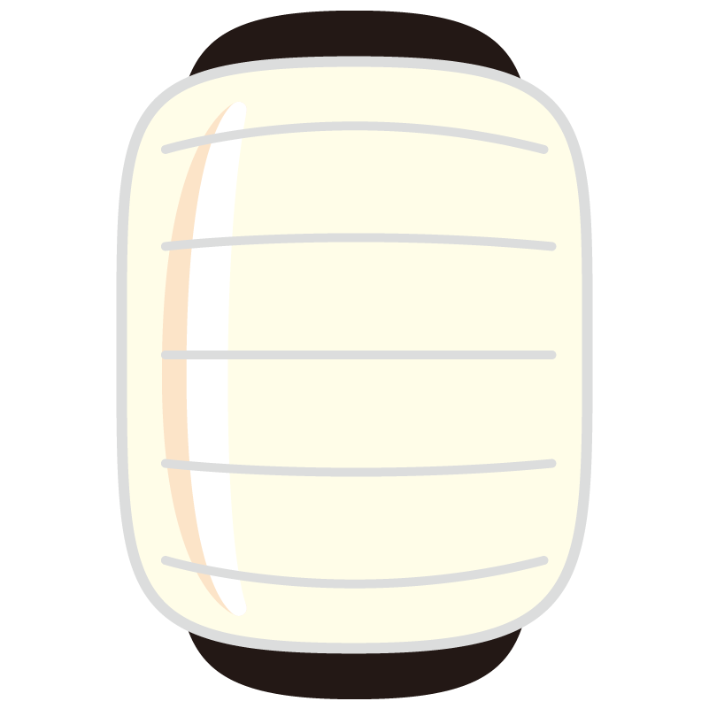 イラスト 提灯 ちょうちん 白 お祭り ロング 商用ok フリー素材集 ナイスなイラスト