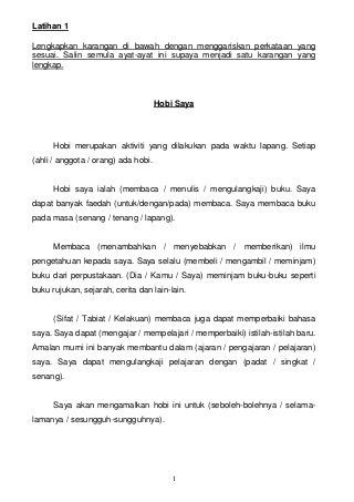 contoh karangan umum spm