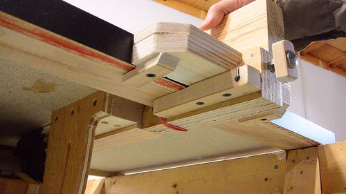 Rip fence for the homemade table saw