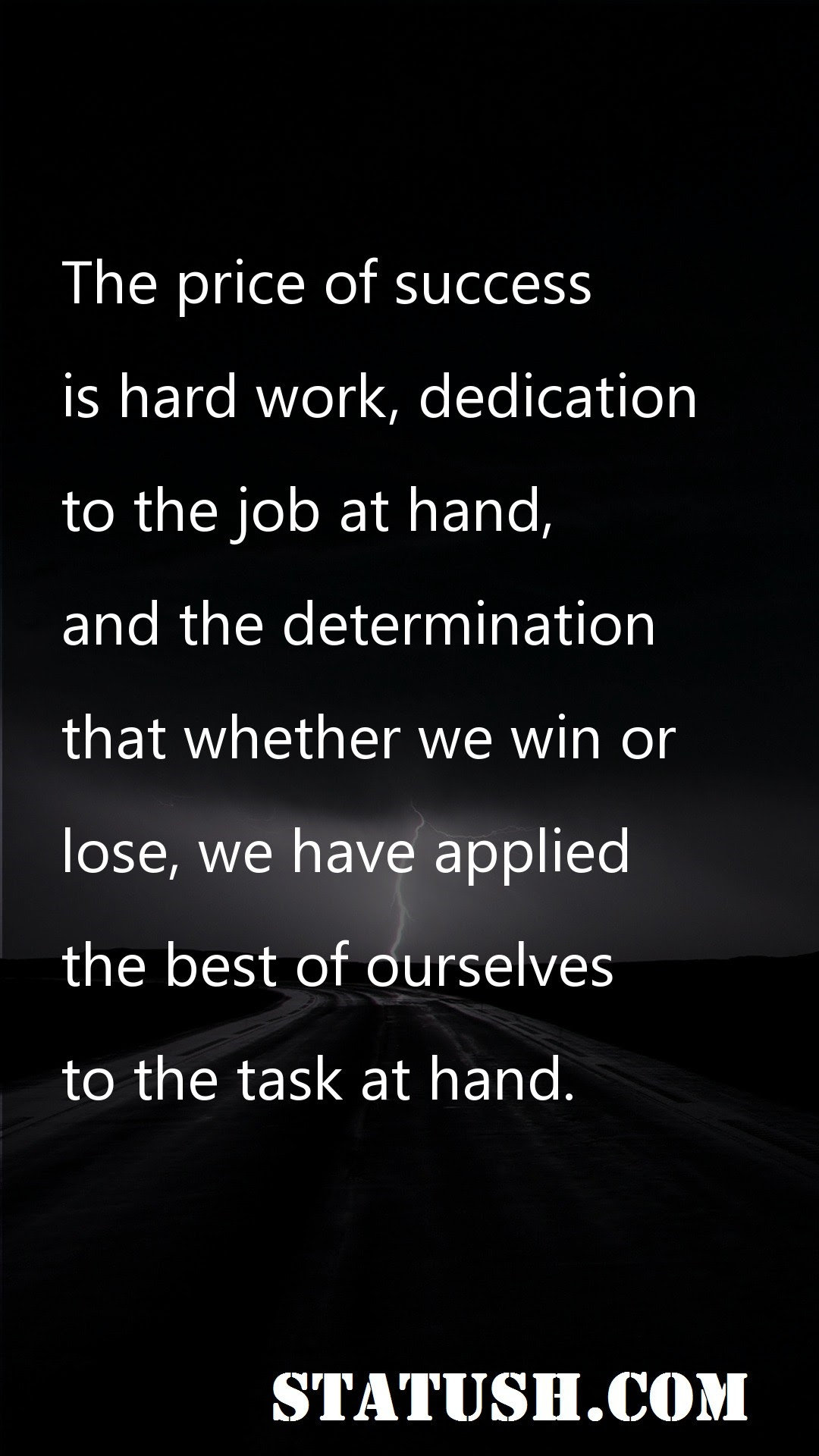 Success Quotes The Price Of Success