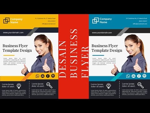 Download Template Desain Business Flyer