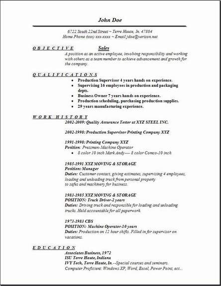 Sales Resume, Occupational:examples,samples Free edit with 