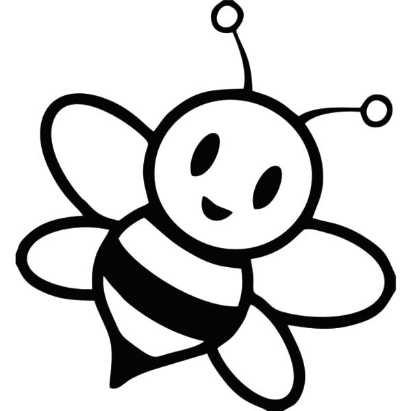 Bee Coloring Pages Drawing Inspiration Clipart Best Clipart Best