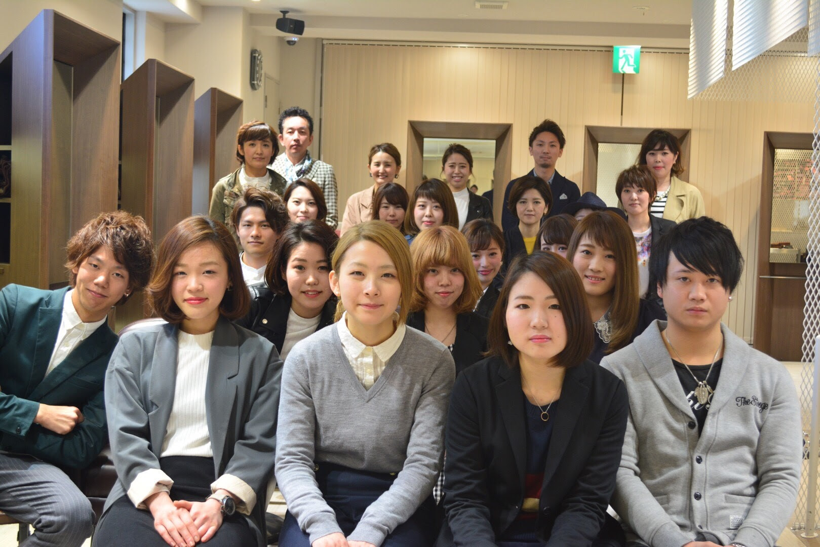 入社式 水戸市元吉田町の美容室beeline ヘアサロンビーライン ヘアケア Aujua 美容院