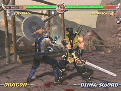 mortal kombat 2011 sub zero vs scorpion. 2011 mortal kombat 9 sub zero