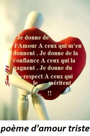 Poeme Amour Perdu