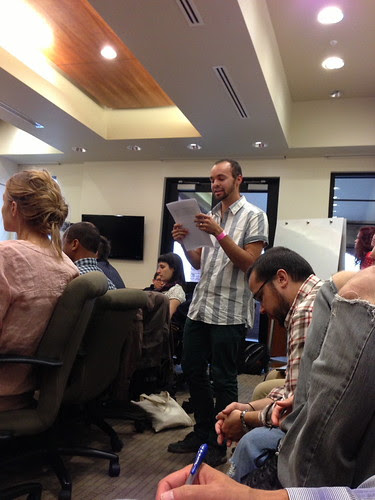 Leon Boham reading his work