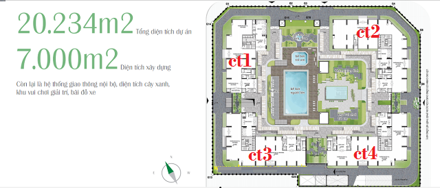 Mặt bằng tổng thể dự án Eco-Green City Mặt bằng tổng thể dự án Eco-Green City