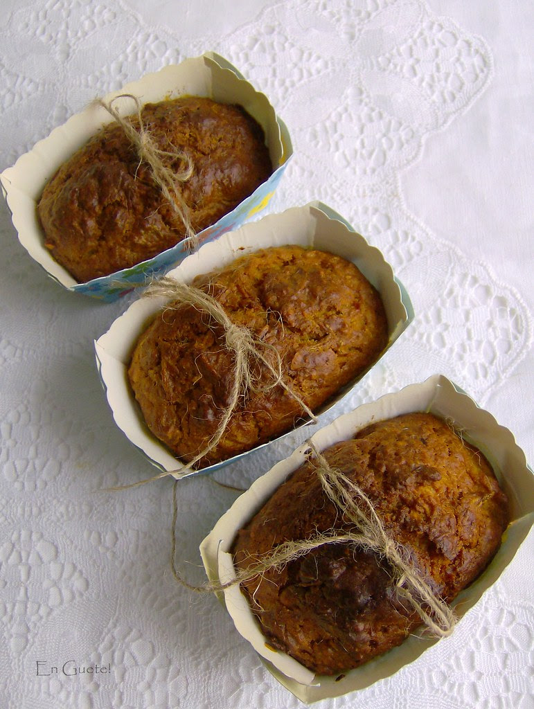 Bizcochitos de nueces, zanahoria y manzana