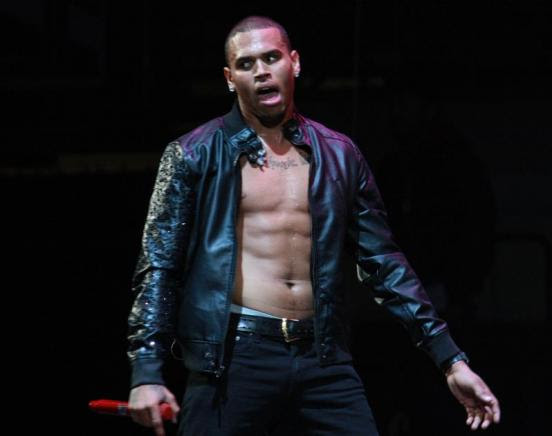 chris brown abs