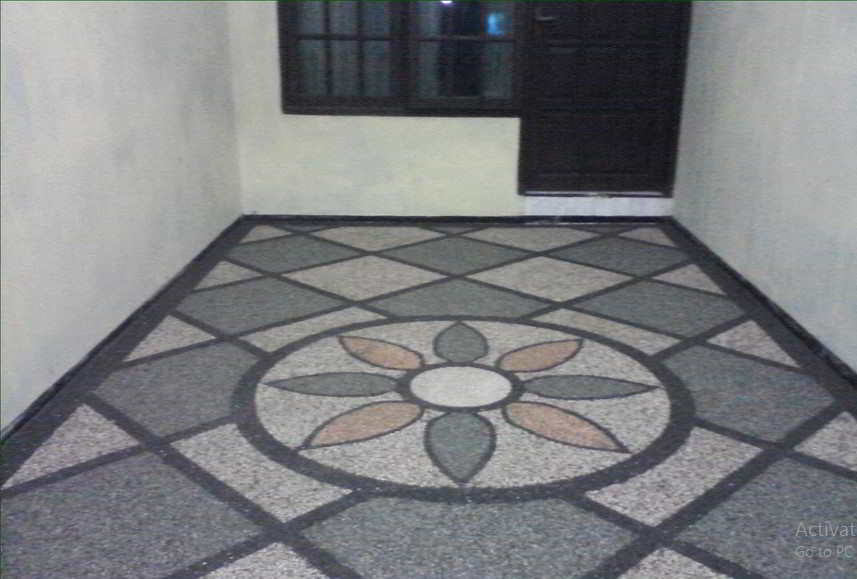 harga tips memilih lantai  carport garasi keramik  