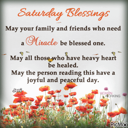 picture Animated Saturday Blessings Gif lovethispic