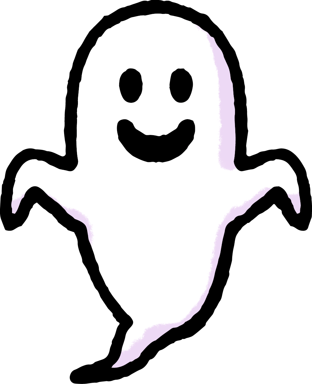ハロウィンゴーストのイラスト かわいい無料イラスト素材