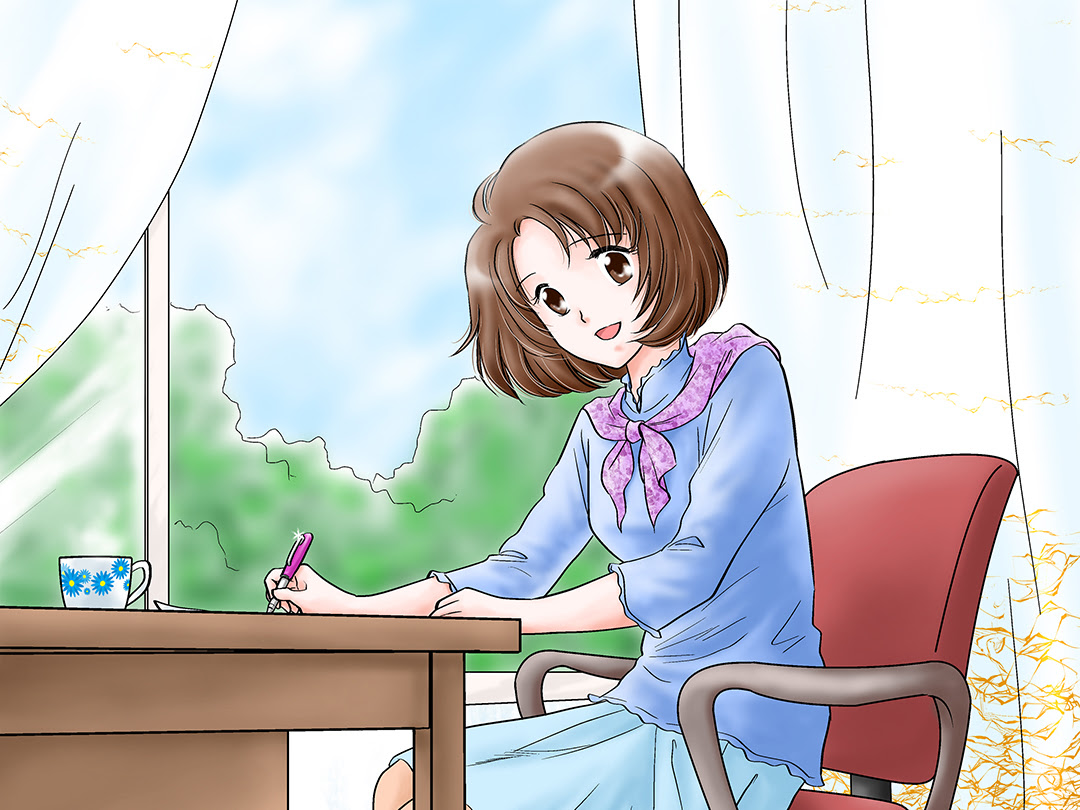 小説家 Writer 女の子に人気 さくら Sakura あこがれの職業紹介