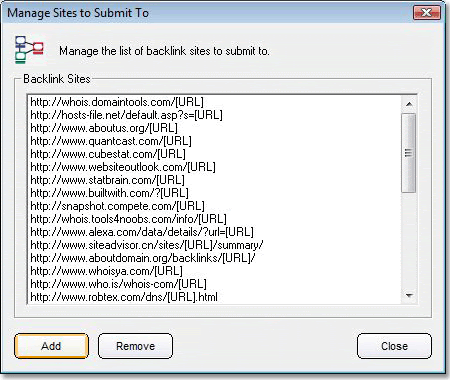 BacklinkSpeed Submit your Backlinks, Gain Back-links