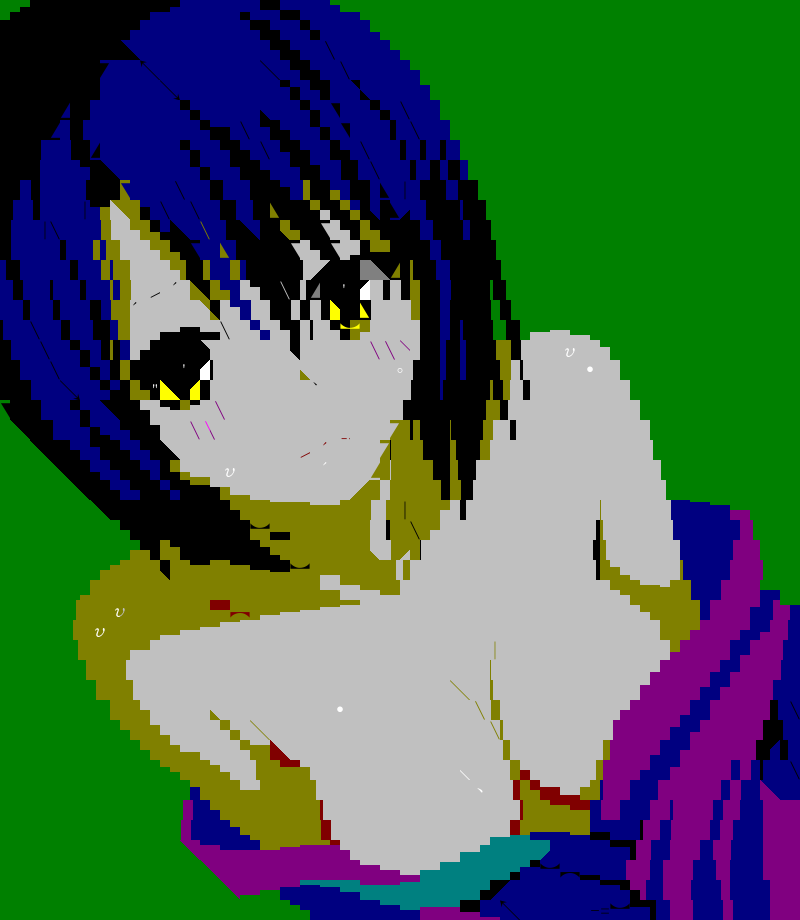 Ansi 出包王女 西連寺春菜 Ascii Art板 Disp s