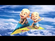 Terbaru Upin dan Ipin sekarang bisa terbang ke angkasa naik pesawat kertas melintasi awan, paling dicari!