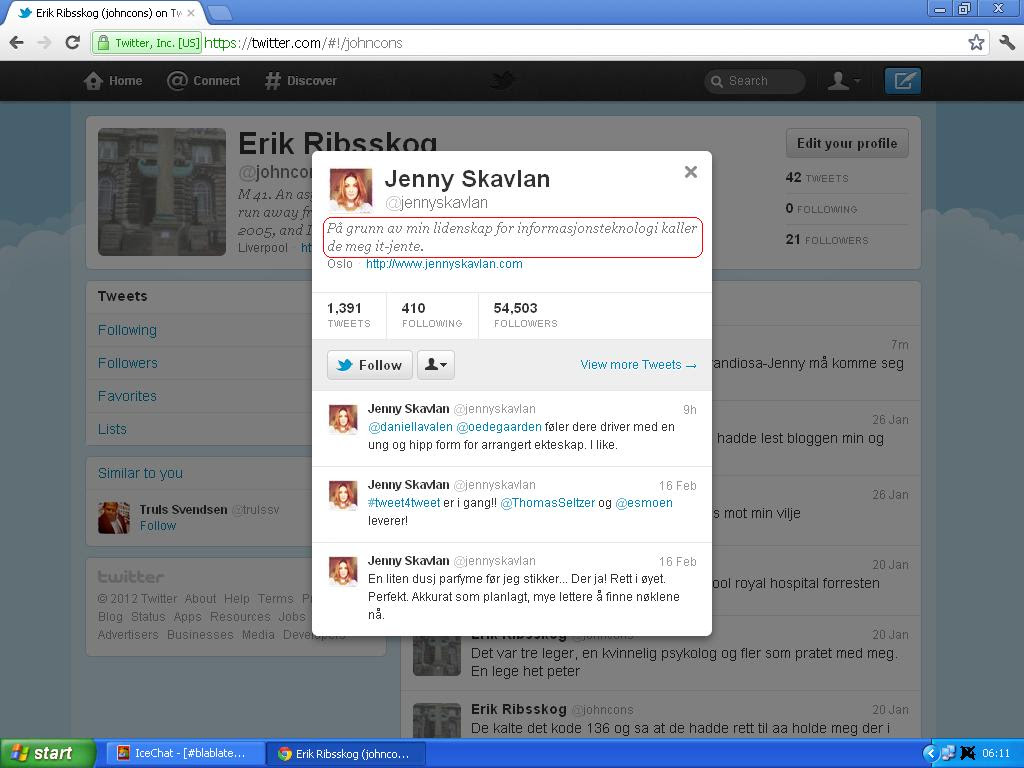 jenny skavlan it jente