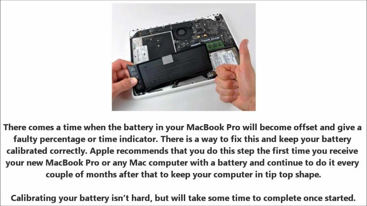 How to Calibrate Your MacBook Air/Pro/Retina Battery - YouTube