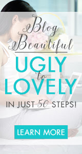 Turn your blog from ugly to lovely with this fabulous self-paced course in an eBook. Get Blog Beauti