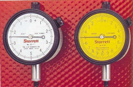 Dial Gauge Plunger. starrett plunger dial gauges. 57 mm dial Dia.