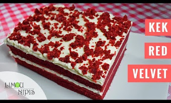 Resepi Kek Red Velvet Kukus Azlina Ina